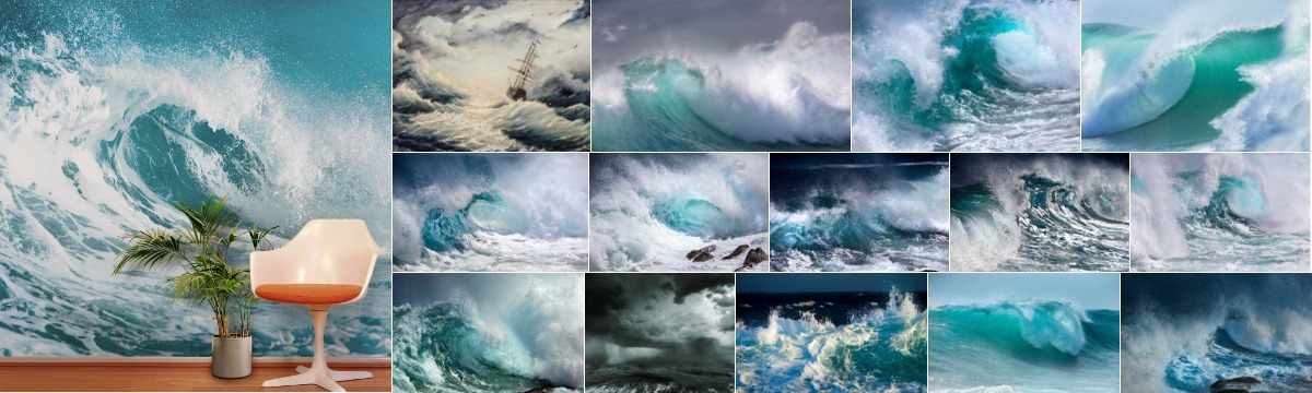 Fototapeten Wellen & Wasser