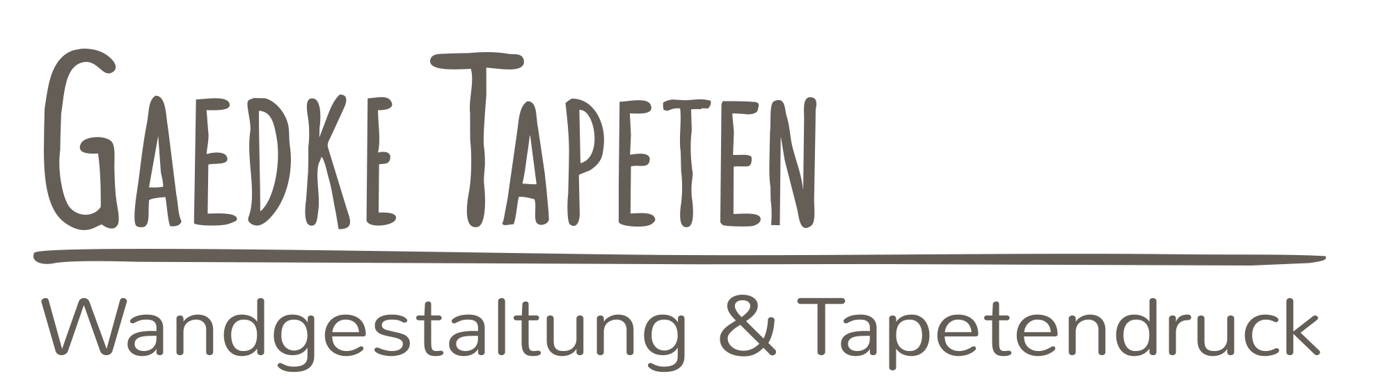 png: Gaedke Tapeten - Logo & Claim