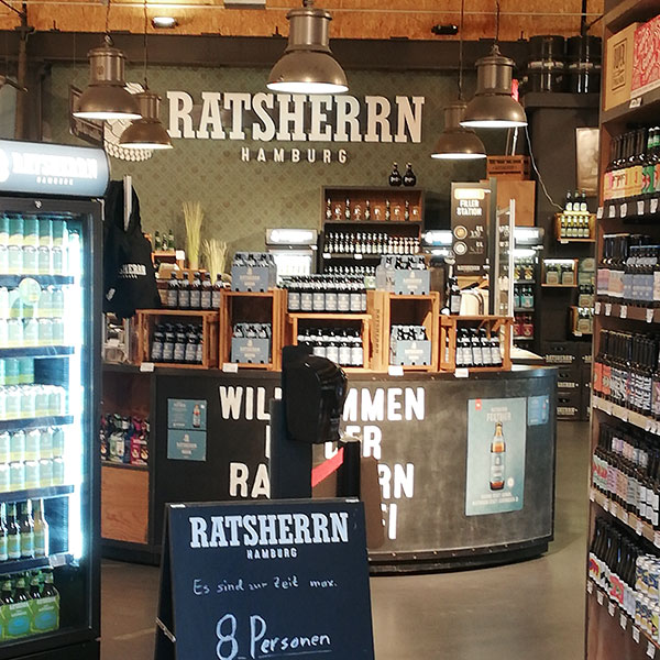 Ein eigenes Tapetenmotiv von Ratsherrn Bier