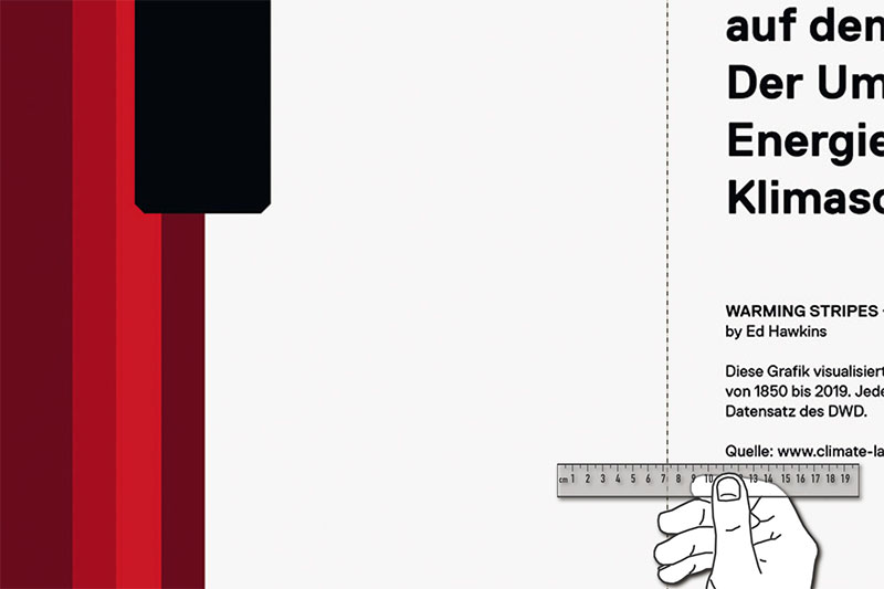 Infografik als Tapete - Detailansicht